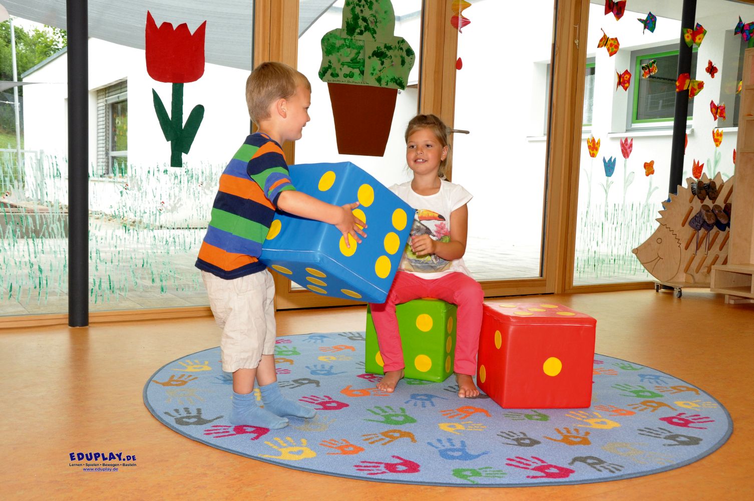 Eduplay Soft Würfel 30 X 30 X 30 cm Rot