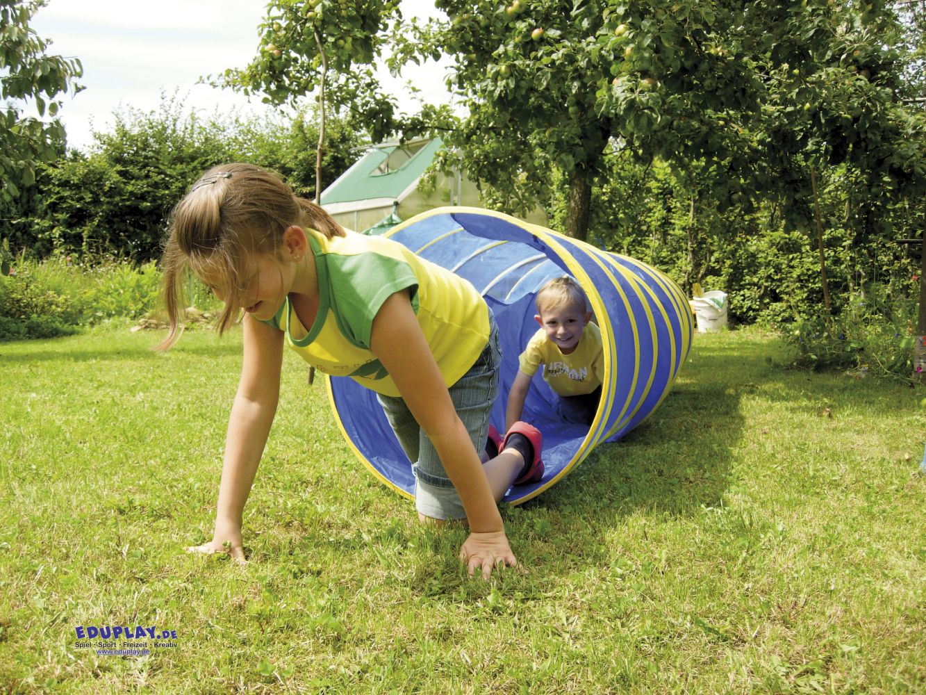 Eduplay Kriechtunnel Blau 295 cm