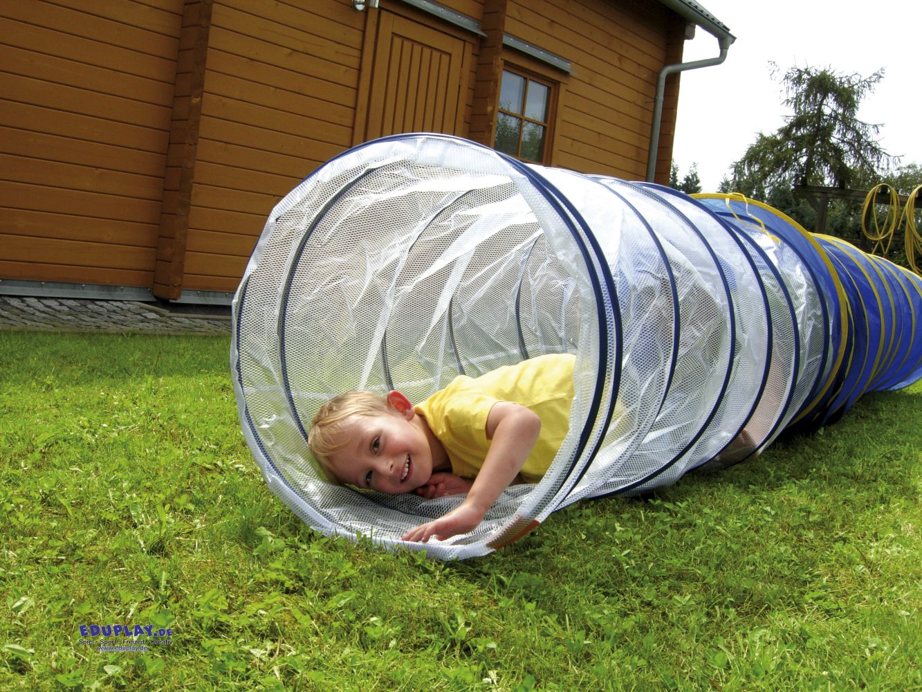 Eduplay Kriechtunnel Transparent 155 cm